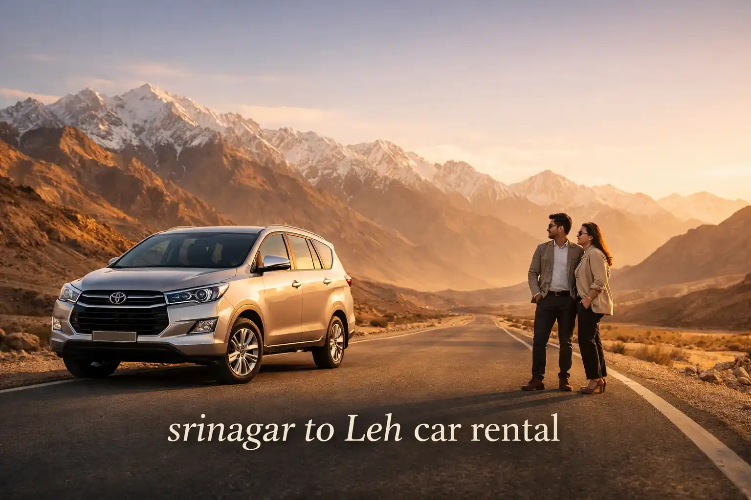Srinagar to Leh car rental booking
