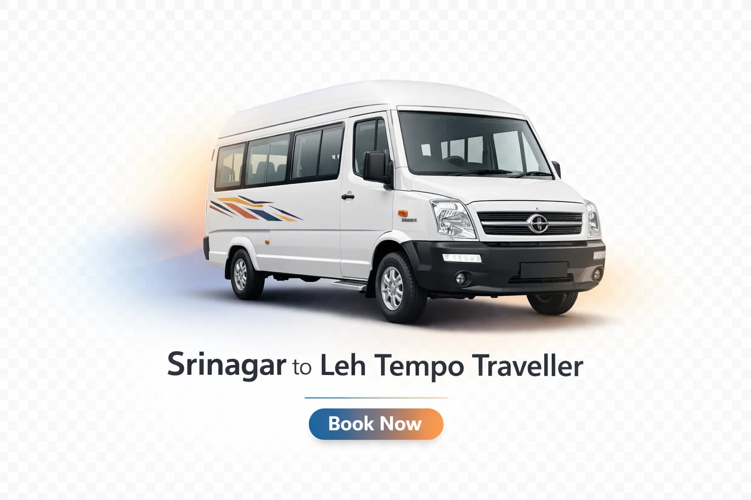 Srinagar to Leh tempo traveller rental