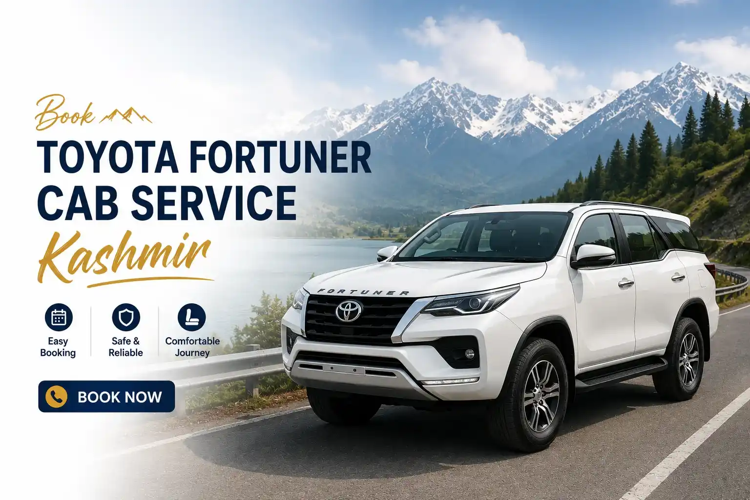 Fortuner Cab Service Kashmir