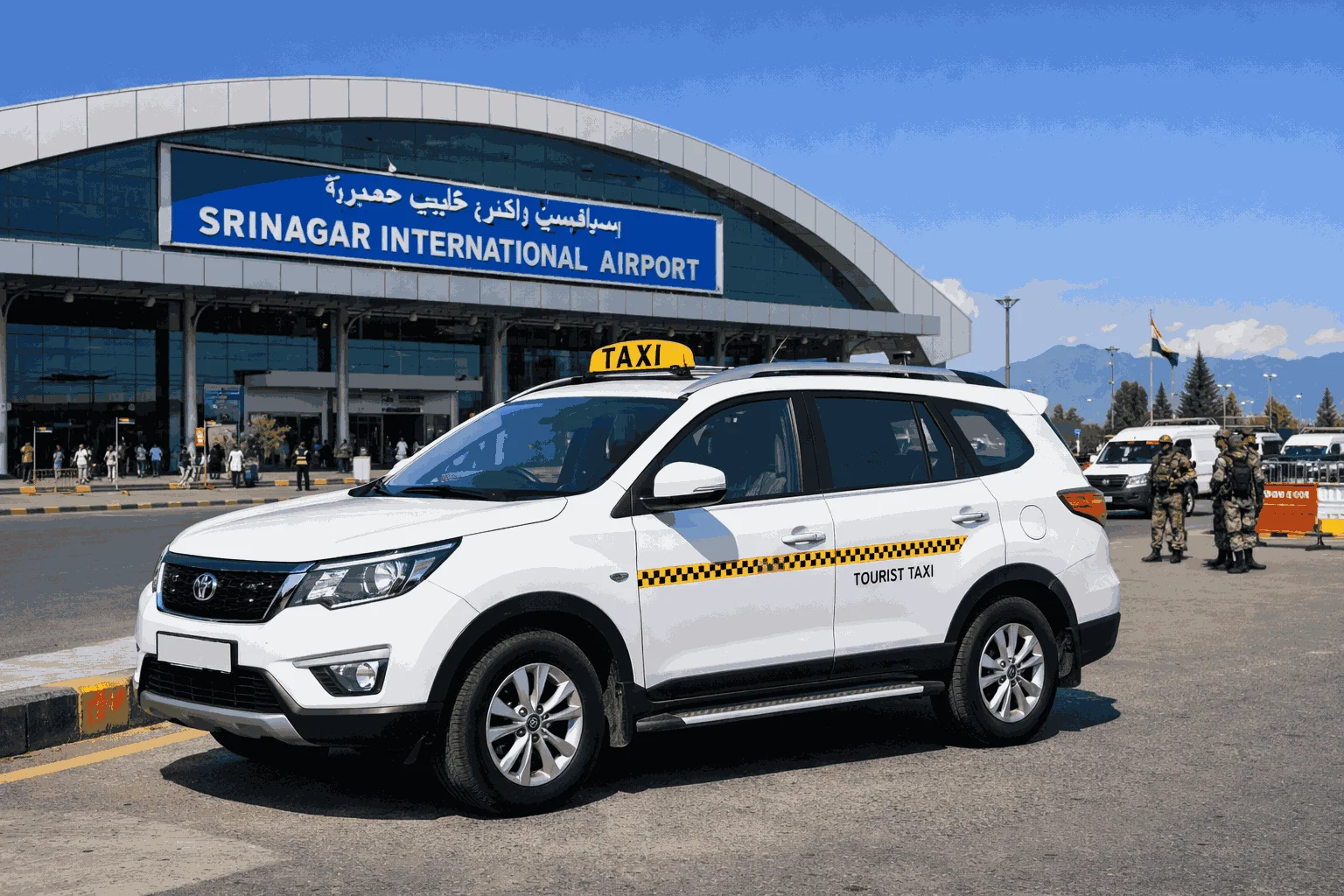 Srinagar Airport taxi service- Book online
