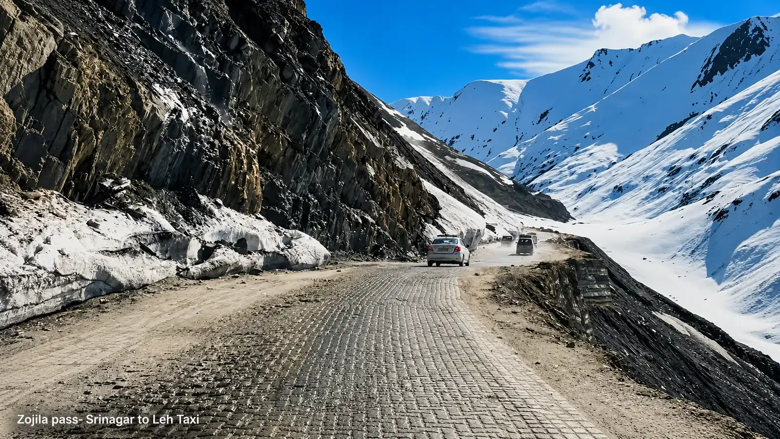 Zojila Pass- srinagar to Leh taxi booking